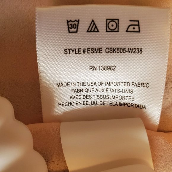 Dress The Population Cosmopolitan Pink and Black Plaid Skirt L Ruffled Bottom - Picture 11 of 13